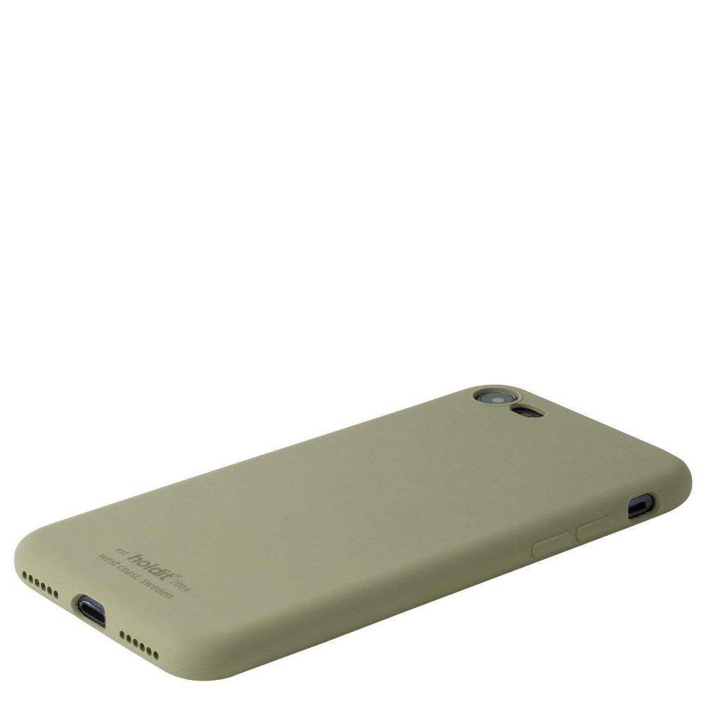 holdit iPhone 7/8/SE Mobilskal Silikon Khaki Green