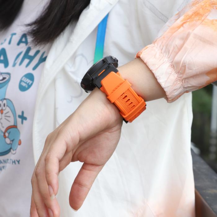 Bild 6, Fenix 5/5X/6X/7X 26 mm Klockarmband Robust Orange