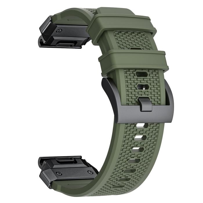 Bild 2, Fenix 5/5X/6X/7X 26 mm Klockarmband Robust Grön
