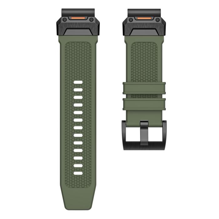 Bild 3, Fenix 5/5X/6X/7X 26 mm Klockarmband Robust Grön