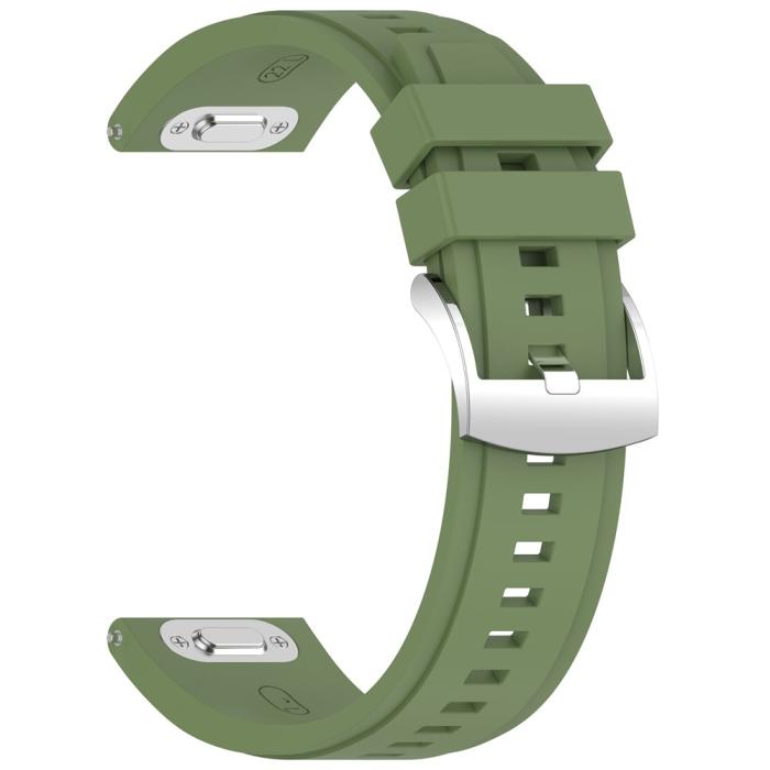 Bild 2, Klockarmband 22 mm Quick Release Silikon Grön