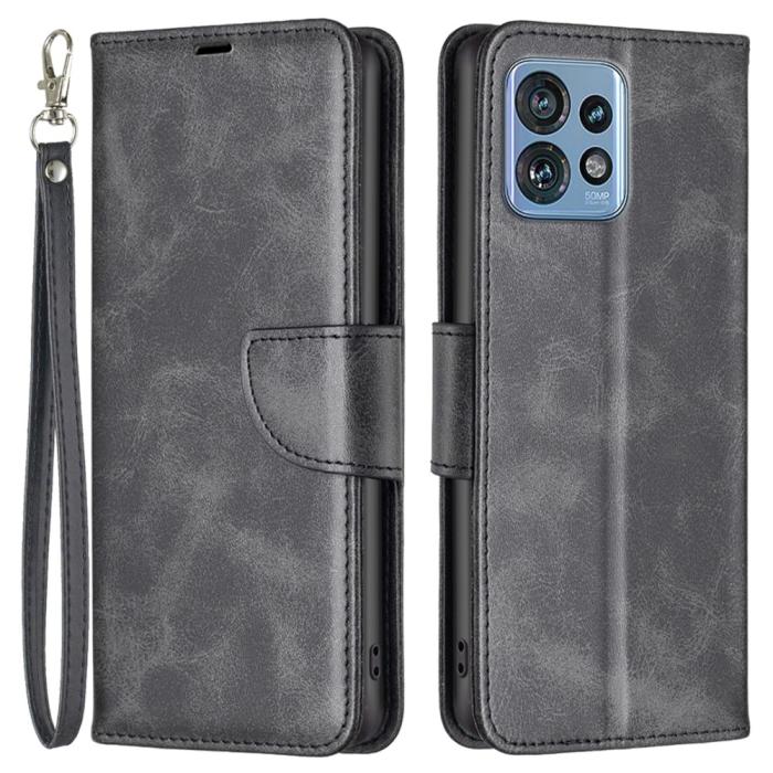 Bild 1, Motorola Edge 40 Pro 5G Fodral Shark Solid Läder Svart