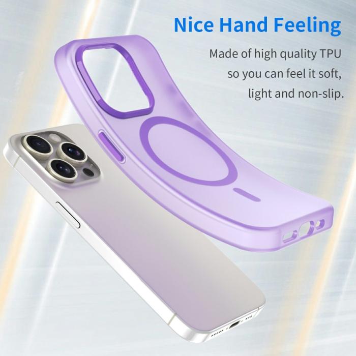 Bild 4, iPhone 16 Pro Max Skal MagSafe Slim Matt Lila
