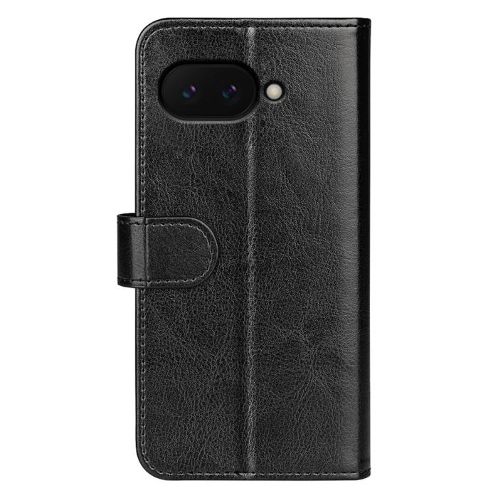 Bild 6, Google Pixel 9a Fodral Crazy Horse Läder Svart