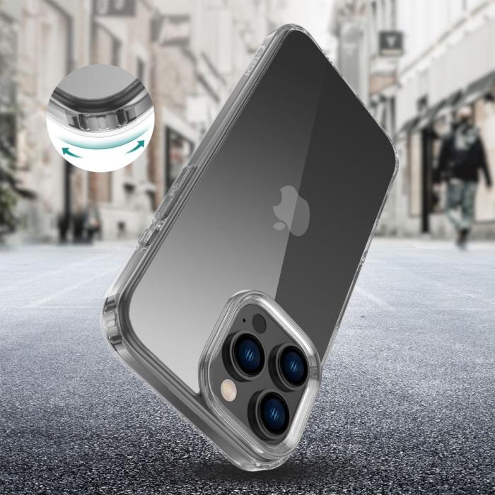 Bild 2, Tech-Protect iPhone 16 Pro Max Skal FlexAir Hybrid Transparent