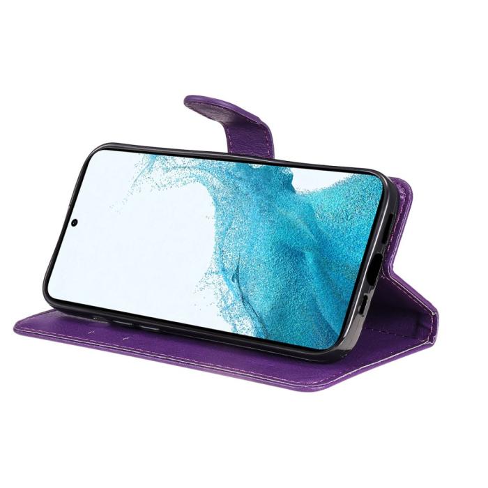 Bild 4, Samsung Galaxy S23 Plus Fodral Läder Lila