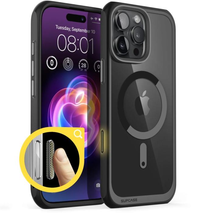Bild 1, Supcase iPhone 16 Pro Max Skal MagSafe Unicorn Beetle Svart