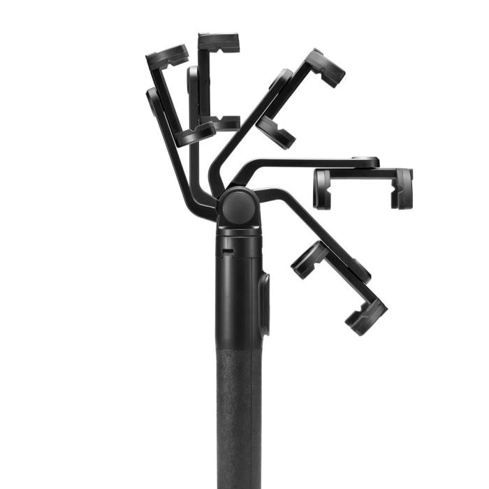 Bild 6, Spigen 161 cm MagSafe Bluetooth Selfiestick Tripod Svart