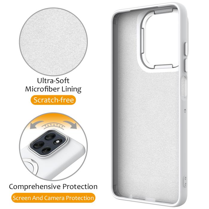 Bild 3, Motorola Moto G86 Power Skal MagSafe Kickstand Hybrid Vit