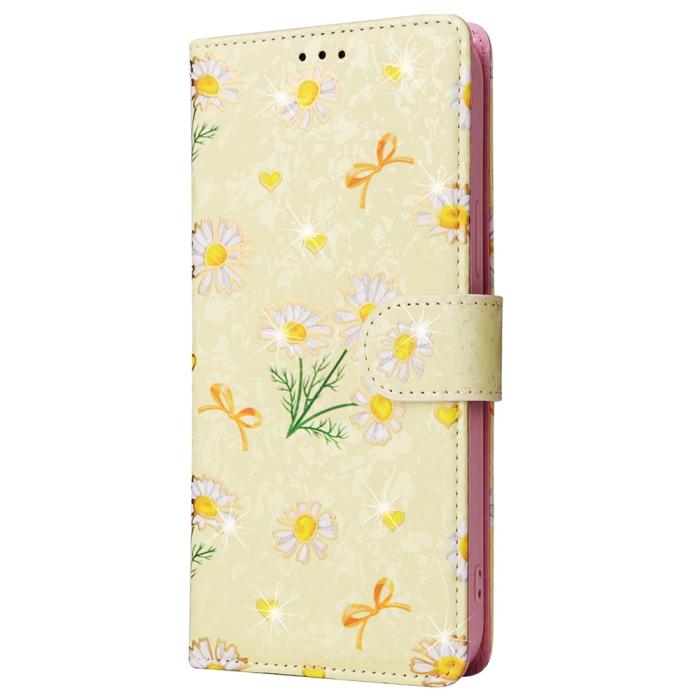 Bild 6, iPhone 16 Pro Max Fodral RFID Läder Yellow Daisy