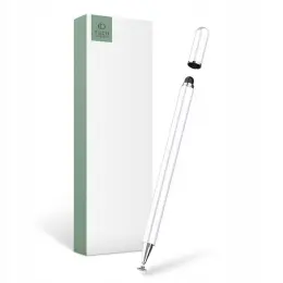 Tech-Protect Charm Stylus Touch Penna Vit/Silver