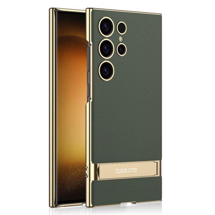 Bild 1, GKK Galaxy S24 Ultra Skal Electroplate Kickstand Grön