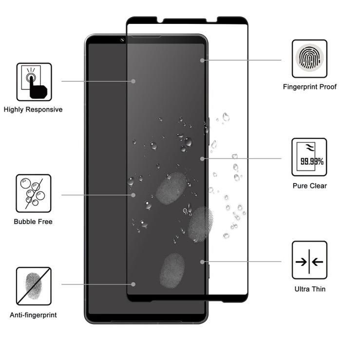 Bild 2, Sony Xperia 1 VI Heltäckande Skärmskydd Transparent