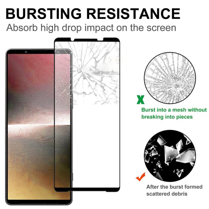 Bild 4, Sony Xperia 1 VI Heltäckande Skärmskydd Transparent