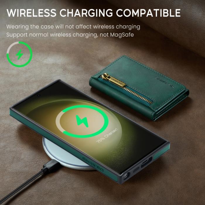 Bild 4, DG.MING Galaxy S24 Skal 2in1 Magnetisk Avtagbart RFID Kortfack