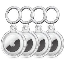 Tech-Protect Apple AirTag 2/1 4-PACK H&aring;llare Icon Transparent