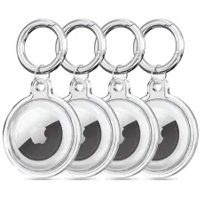 Tech-Protect Apple AirTag 2/1 4-PACK H&aring;llare Icon Transparent