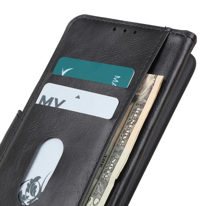 Bild 5, Motorola Moto G73 5G Fodral Crazy Horse Svart