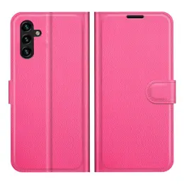 Samsung Galaxy A04s / A13 5G Fodral Litchi Läder Rosa