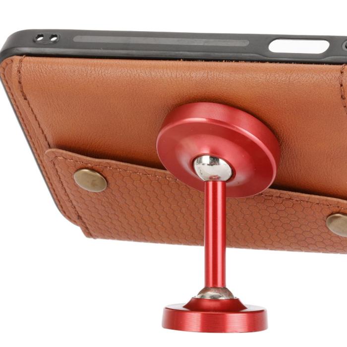 Bild 6, Samsung Galaxy A23 5G Skal Med Kortfack Och Magnet Brun