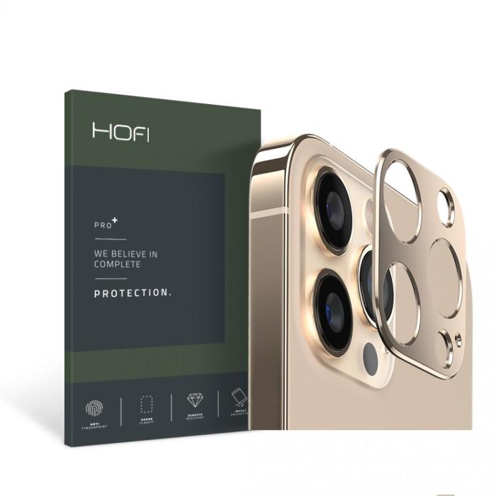 Bild 1, HOFI iPhone 13 Pro / 13 Pro Max Linsskydd Pro+ Aluminium Guld