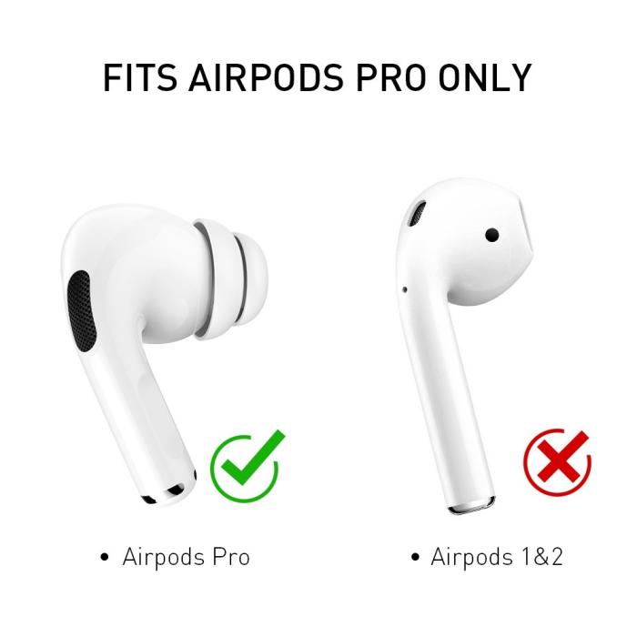 Bild 3, AHASTYLE AirPods Pro 2/AirPods Pro 2-PACK Öronpluggar Storlek L Vit