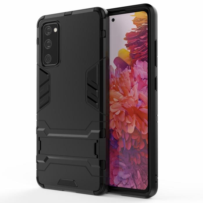 Bild 1, Samsung Galaxy S20 FE - Hybrid Skal med Kickstand - Svart