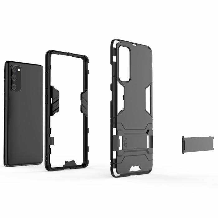 Bild 3, Samsung Galaxy S20 FE - Hybrid Skal med Kickstand - Svart