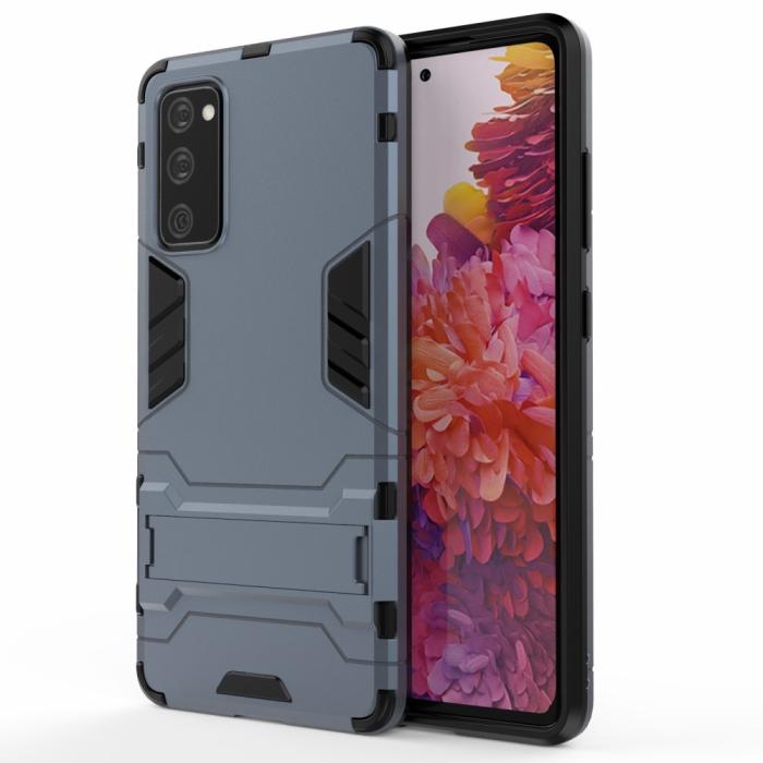 Bild 1, Samsung Galaxy S20 FE - Hybrid Skal med Kickstand - Blå