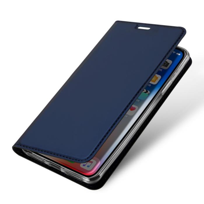 Bild 4, iPhone XR - DUX DUCIS Skin Pro Fodral - Blå