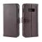 Samsung Galaxy S10e - Premium Split Läder Fodral - Brun