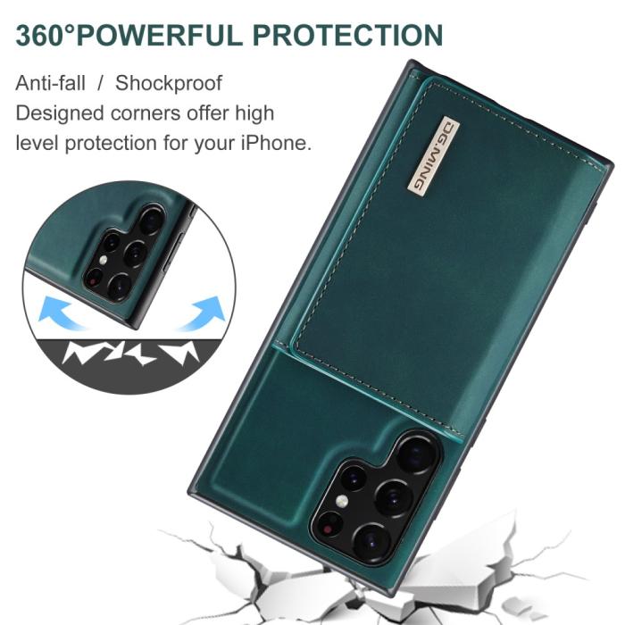 Bild 5, DG.MING Galaxy S24 Ultra Skal 2in1 Magnetisk Avtagbart Kortfack