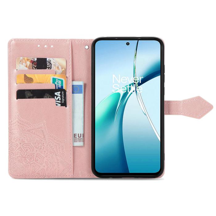 Bild 2, Xiaomi 17T Fodral Läder Mandala Roséguld