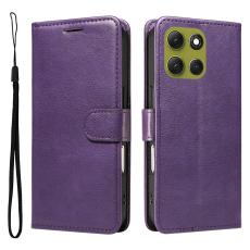 Motorola Moto G86 Power / G86 5G Fodral L&auml;der Lila