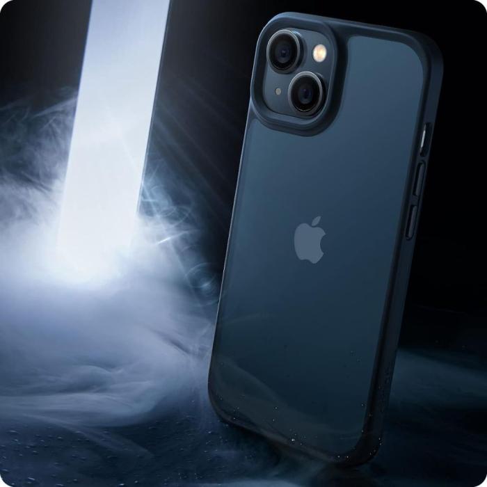 Bild 4, Tech-Protect iPhone 15 Pro Skal MagMat Matte Navy