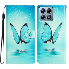 Xiaomi 15T Fodral Med Tryck Fj&auml;ril Bl&aring;