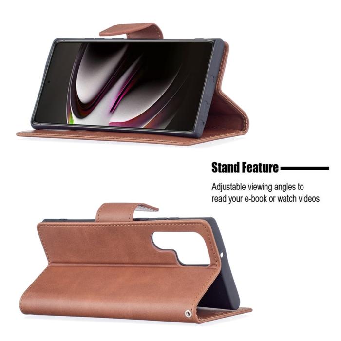 Bild 2, Samsung Galaxy S22 Ultra Fodral Shark Solid Brun
