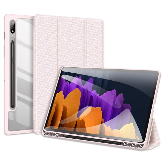 Bild 2, DUX DUCIS Samsung Galaxy Tab S7 / Tab S8 Fodral TOBY Pennhållare Rosa