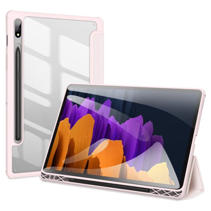 Bild 3, DUX DUCIS Samsung Galaxy Tab S7 / Tab S8 Fodral TOBY Pennhållare Rosa