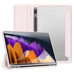 DUX DUCIS Samsung Galaxy Tab S7 / Tab S8 Fodral TOBY Pennhållare Rosa