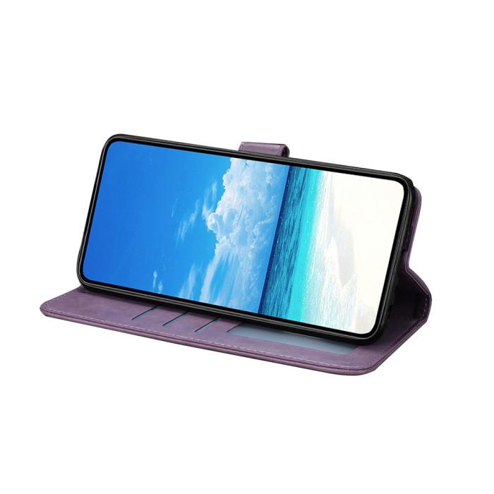 Bild 2, Samsung Galaxy A37 5G Fodral Med Fjäril Tryck Lila
