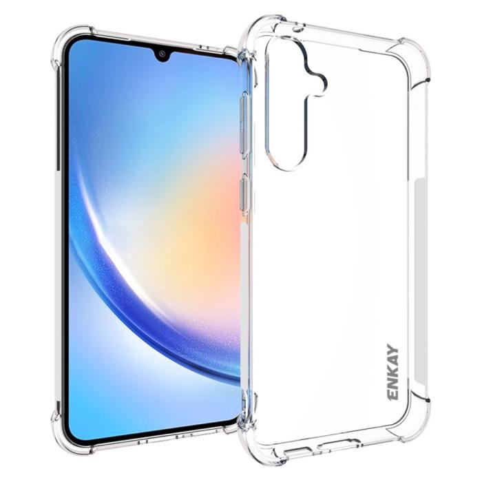Bild 1, ENKAY Galaxy S23 FE Skal Shockproof TPU Transparen