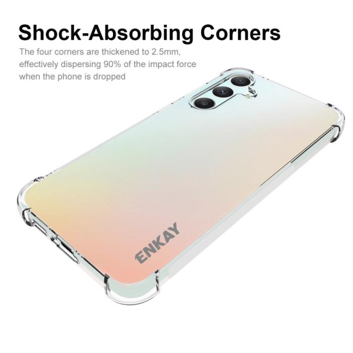 Bild 2, ENKAY Galaxy S23 FE Skal Shockproof TPU Transparen