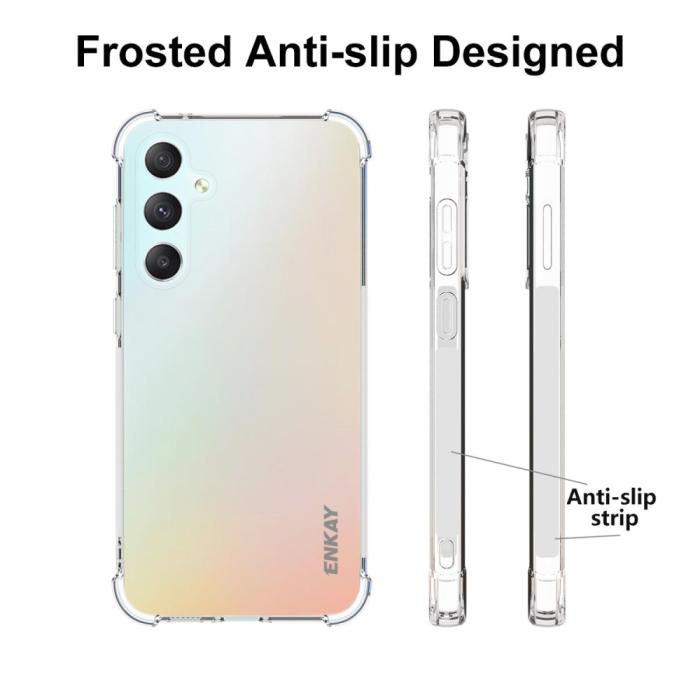 Bild 4, ENKAY Galaxy S23 FE Skal Shockproof TPU Transparen