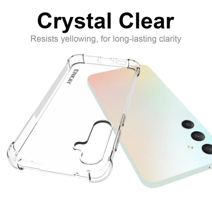 Bild 5, ENKAY Galaxy S23 FE Skal Shockproof TPU Transparen
