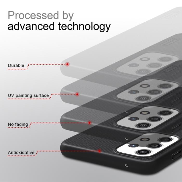 Bild 4, NILLKIN Samsung Galaxy A33 5G Skal Frosted Shield Blå