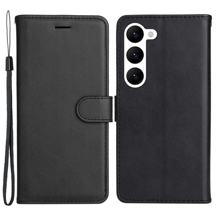 Bild 1, Samsung Galaxy S23 Plus Fodral Läder Svart