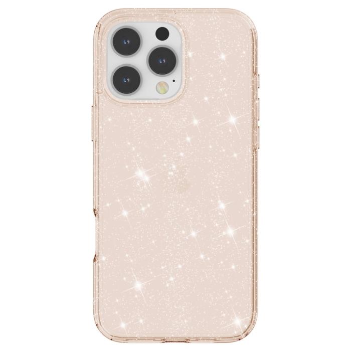 Bild 3, iPhone 16 Pro Skal Glitter Guld