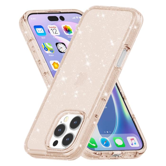 Bild 5, iPhone 16 Pro Skal Glitter Guld