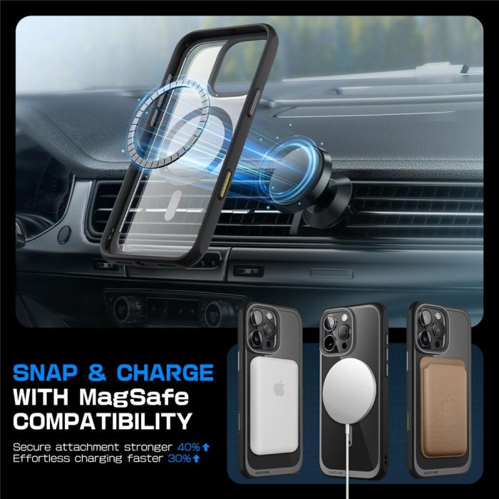 Bild 6, Supcase iPhone 16 Pro Max Skal MagSafe Unicorn Beetle Svart